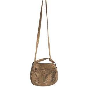 Bueno Vegan Leather Crossbody Bag Tan